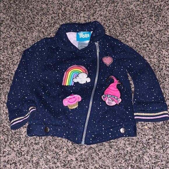 Dreamworks Other - Dreamworks Trolls Baby Girls Jacket SZ. 3T